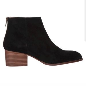 Seychelles Black Suede Ankle Boot